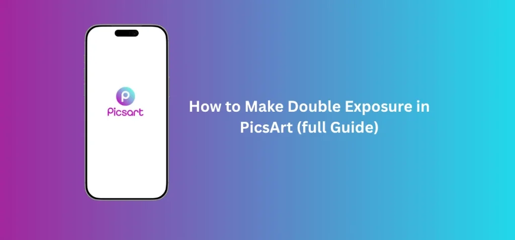 How to Make Double Exposure in PicsArt (full Guide) 1 Double exposure effect created in PicsArt by blending a portrait photo with a nature landscape using blend modes and opacity adjustments.